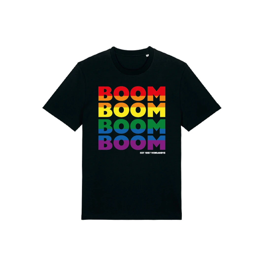 Boom, Boom, Boom, Boom (Store Exclusive Rainbow Black TShirt) Vengaboys Platenzaak.nl