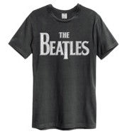 Beatles Logo (Amplified Vintage Charcoal T-shirt) -  - platenzaak.nl