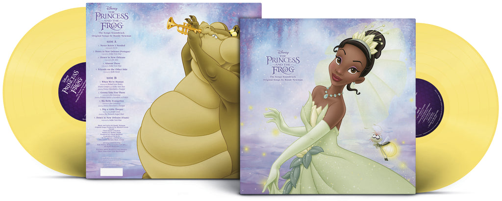 The Princess and the Frog: The Songs Soundtrack (Solid Lemon Yellow LP) - Various Artists - platenzaak.nl