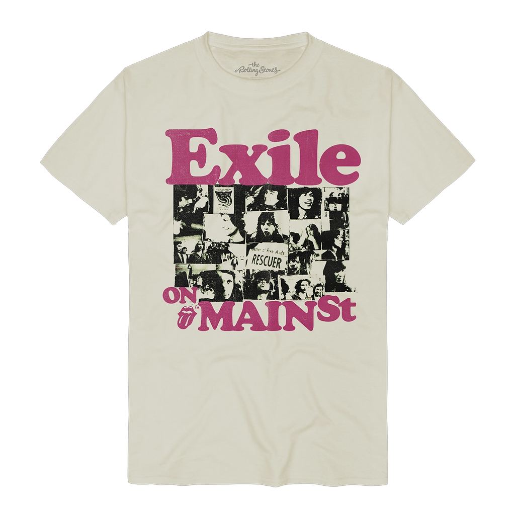 Exile On Main Street Album Photo (Store Exclusive White T-Shirt) -  - platenzaak.nl