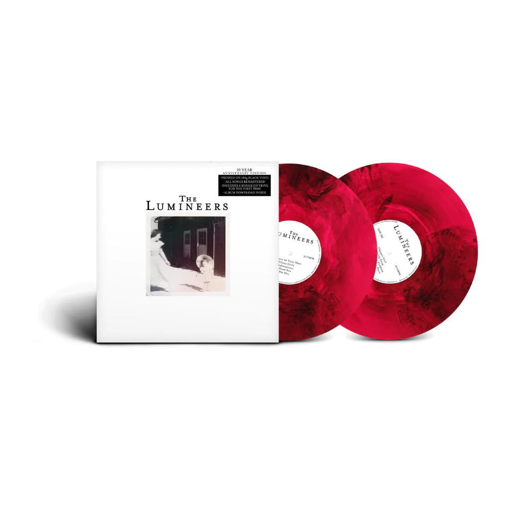 The Lumineers (Store Exclusive 10th Anniversary Transparent Marbled Red & Black 2LP) - The Lumineers - platenzaak.nl