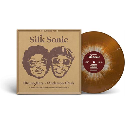 An Evening With Silk Sonic (Brown & White Splatter LP) - Silk Sonic - platenzaak.nl