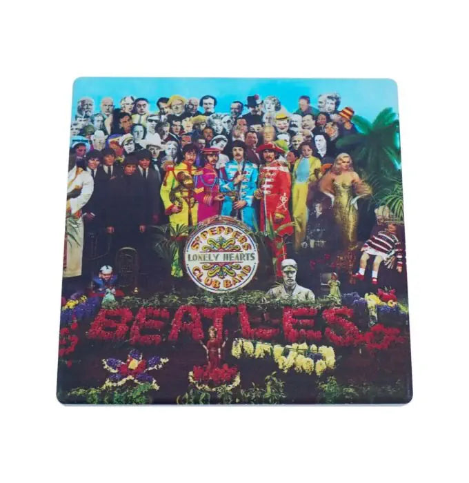 Sgt. Pepper's Lonely Hearts Club Band (Coaster Single Ceramic Square) - The Beatles - platenzaak.nl