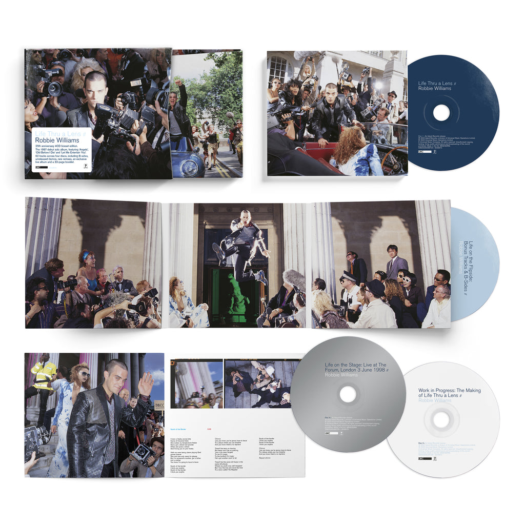 Life Thru A Lens 25th Anniversary (4CD Boxset) - Robbie Williams - platenzaak.nl