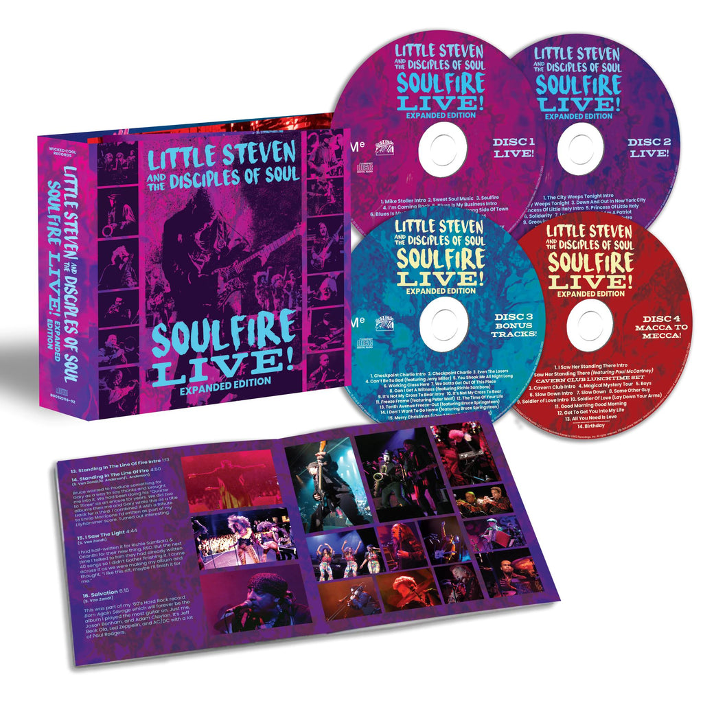 Soulfire Live! (4CD) - Little Steven, The Disciples Of Soul - platenzaak.nl