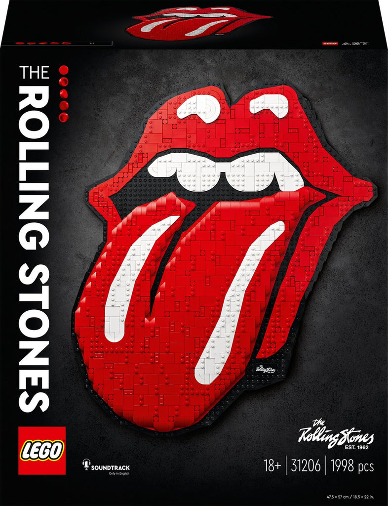LEGO Art: The Rolling Stones Tongue (LEGO) - The Rolling Stones - platenzaak.nl