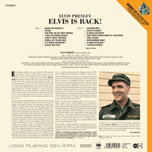 Elvis Is Back! (LP) - Platenzaak.nl