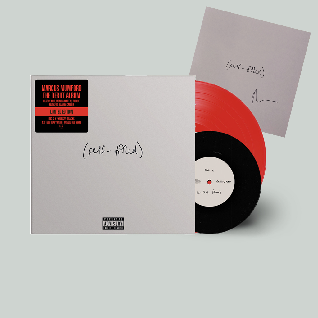 (self-titled) (Store Exclusive Signed Art Card+Red LP+7Inch Single Bundle) - Marcus Mumford - platenzaak.nl