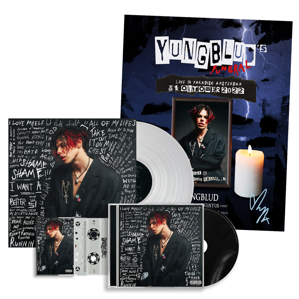 YUNGBLUD (Store Exclusive LP+CD+Cassette+Signed Funeral Poster+Pre-access Code Bundle) - YUNGBLUD - platenzaak.nl