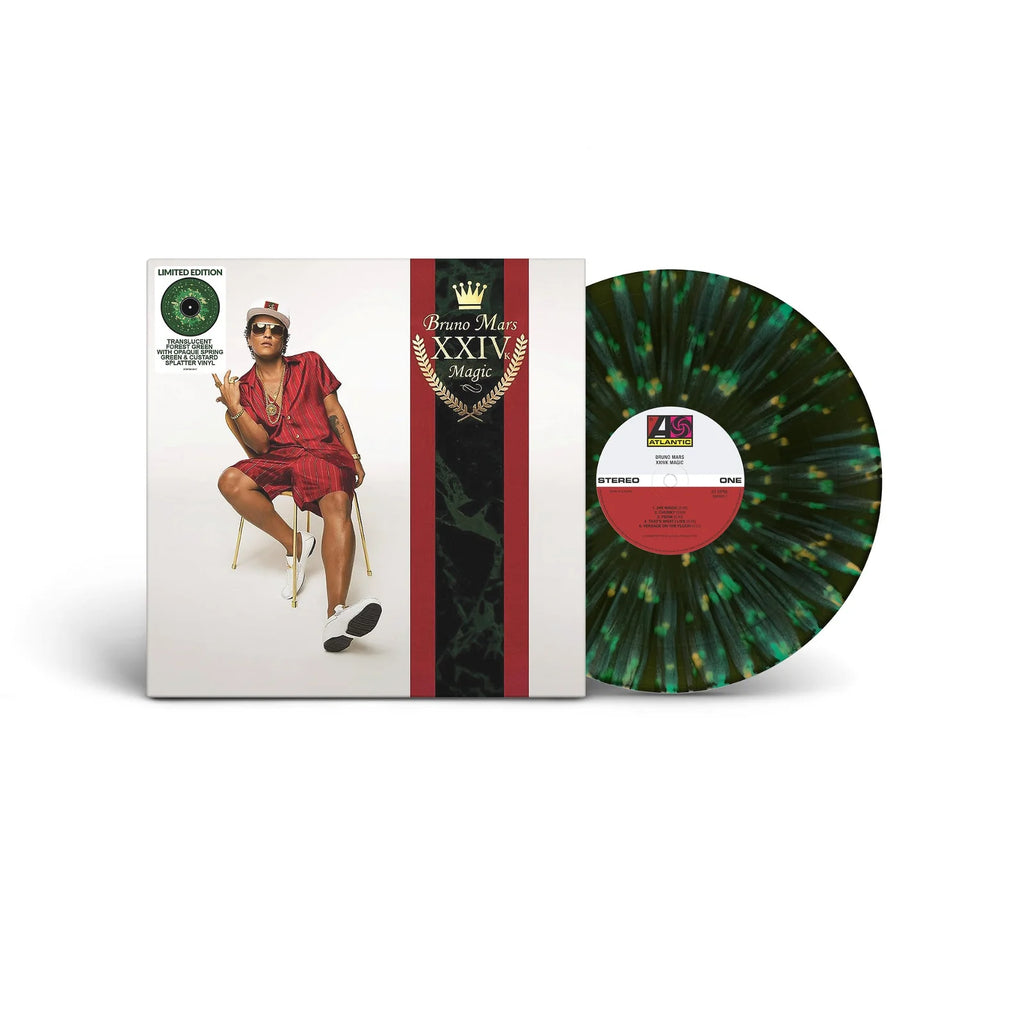 24K Magic (Green & Custard Splatter LP) - Bruno Mars - platenzaak.nl