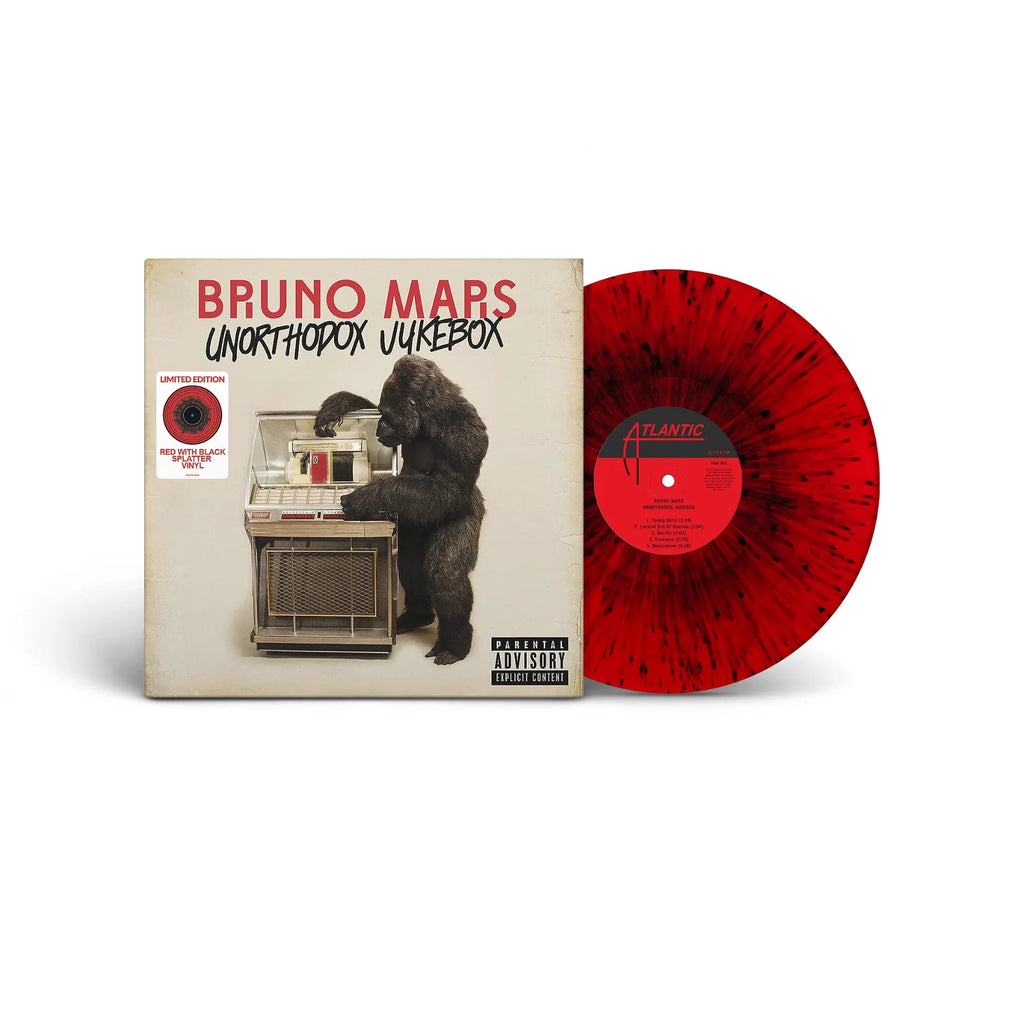 Unorthodox Jukebox (Red With Black Splatter LP) - Bruno Mars - platenzaak.nl