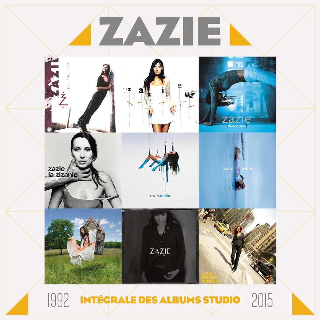 Intégrale des albums studio 1992 2015 (9CD Boxset) - Zazie - platenzaak.nl