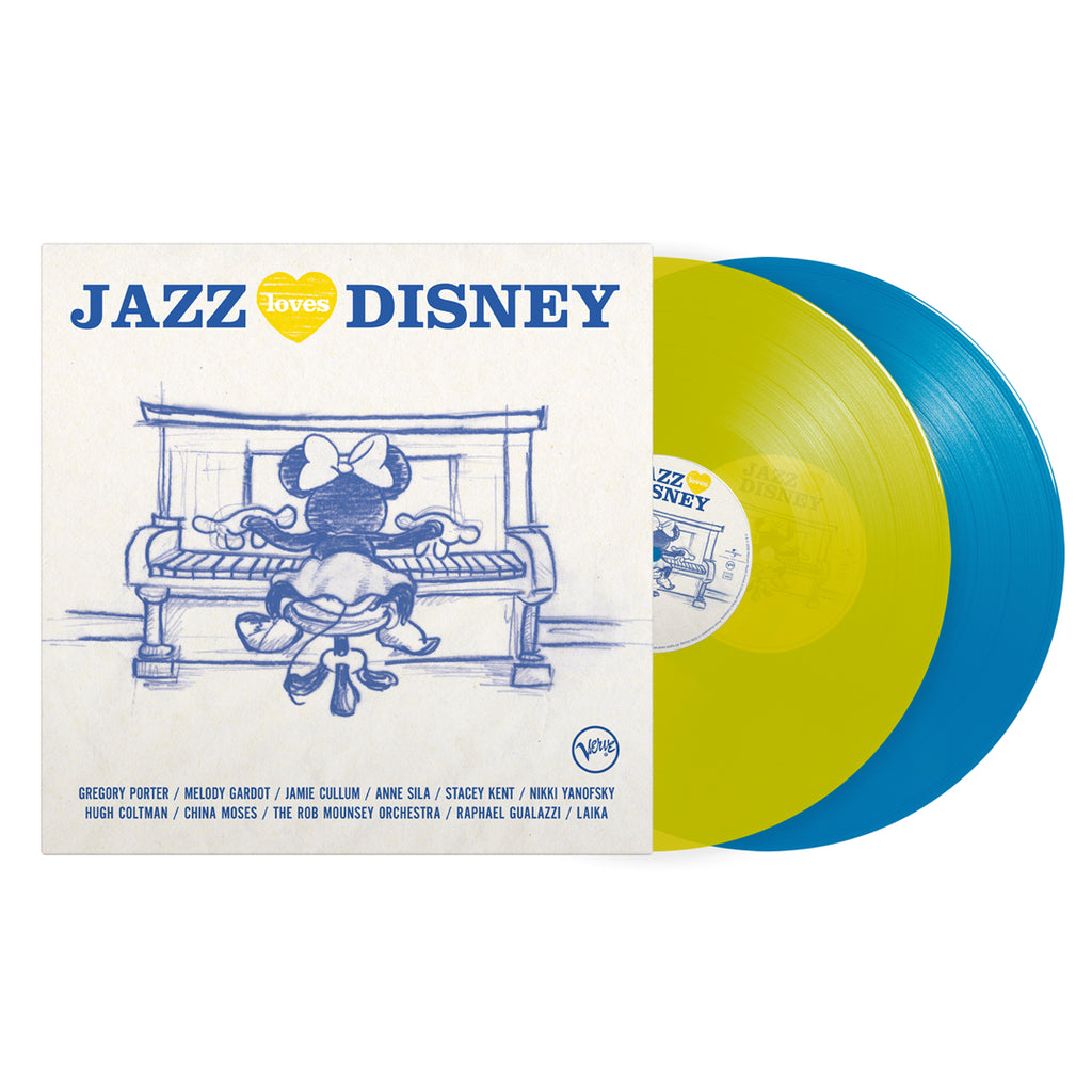 Jazz Loves Disney (Transparent Yellow & Blue 2LP) - Various Artists - platenzaak.nl