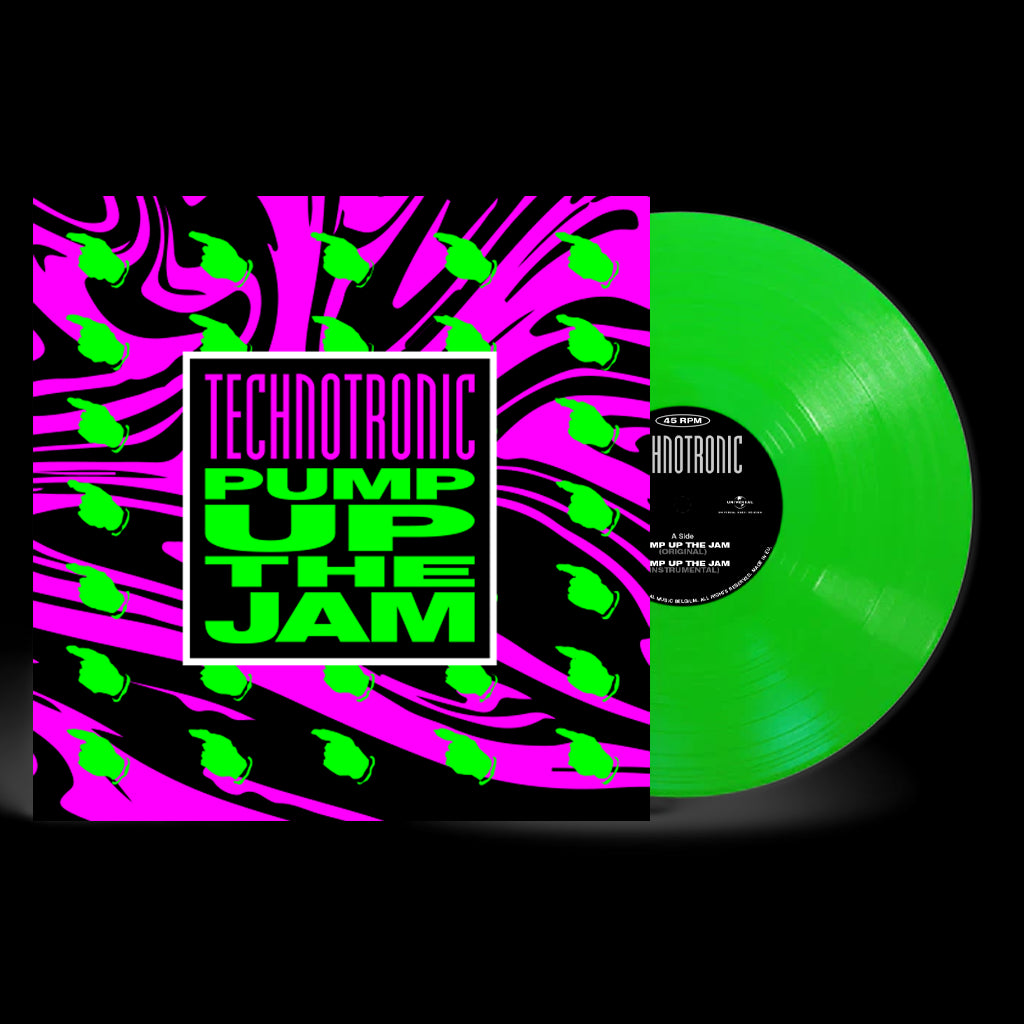 Pump Up The Jam (Store Exclusive Neon Green 12inch Single) - Technotronic - platenzaak.nl