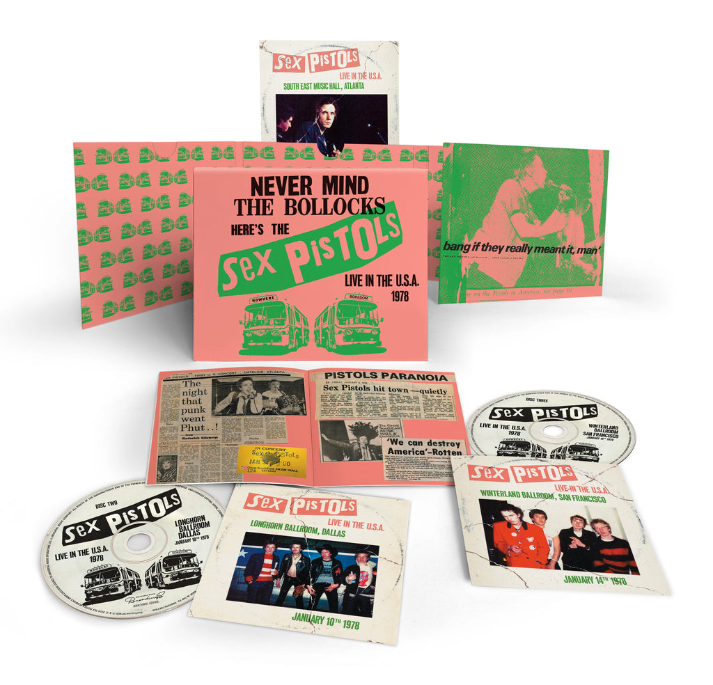 Live In The U.S.A 1978 (3CD) - Sex Pistols - platenzaak.nl