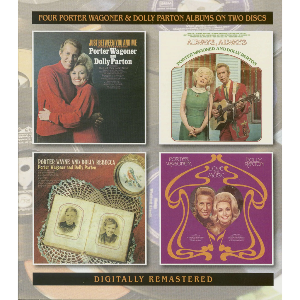 Just Between You And Me / Always. Always / Porter Wayne And Dolly Rebecca / Love And Music (2CD) - Porter Wagoner & Dolly Parton - platenzaak.nl