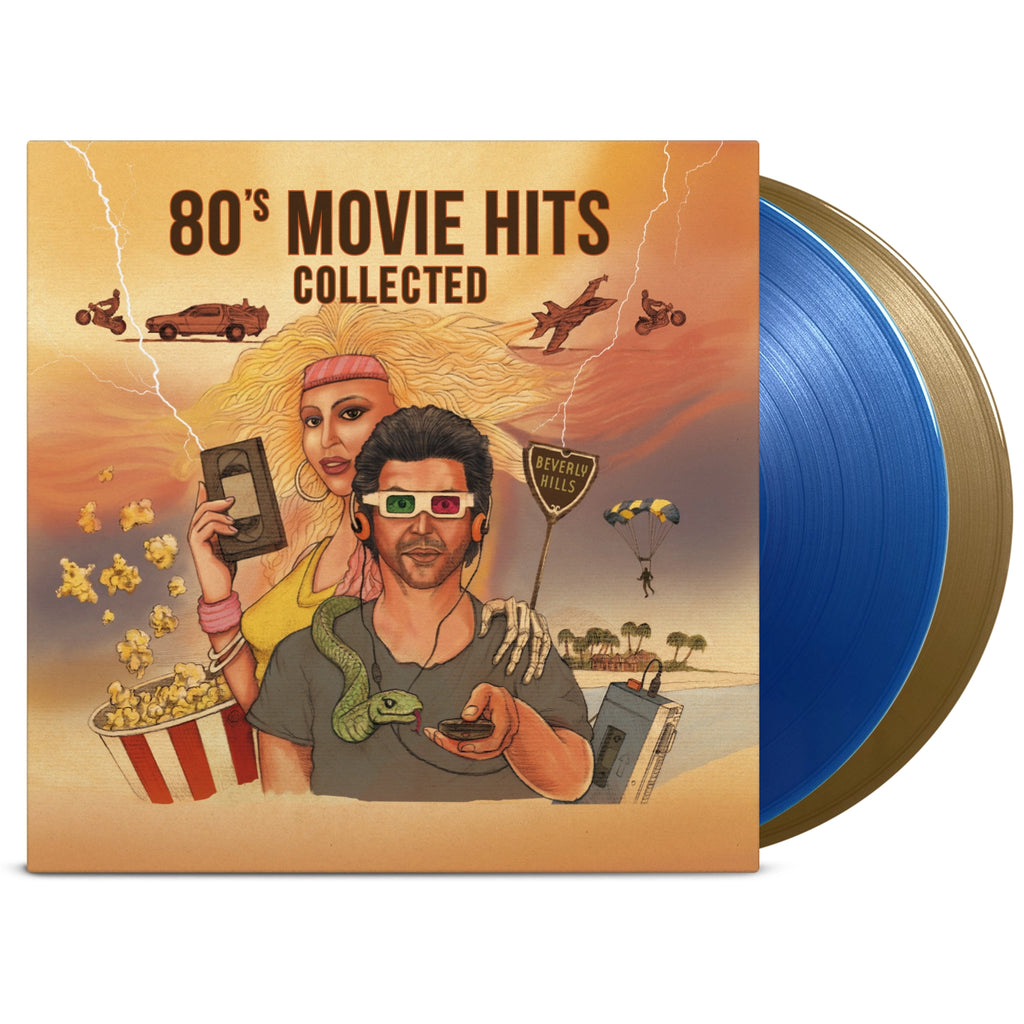 80s Movie Hits Collected (Transparant Blue & Gold 2LP) - Various Artists - platenzaak.nl