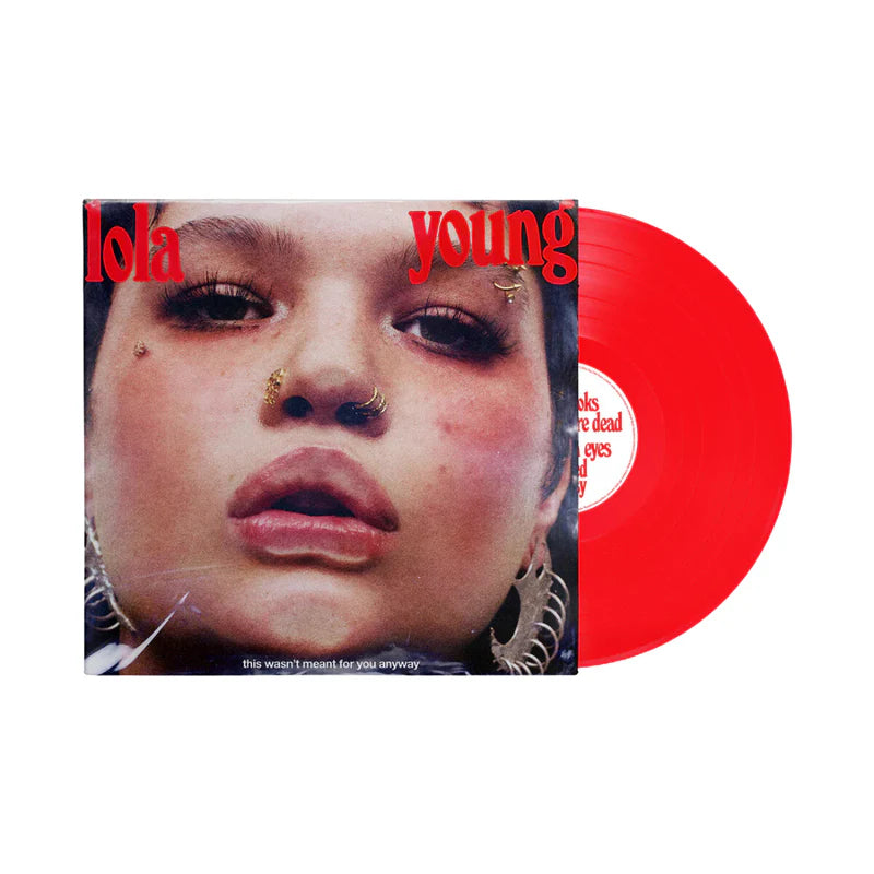 this wasn't meant for you anyway: transparent red vinyl - Lola Young - platenzaak.nl