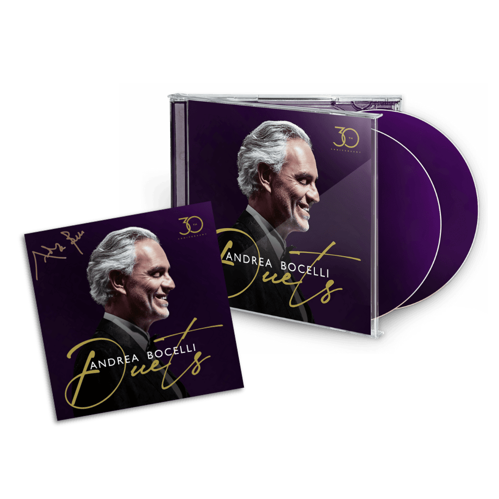 The Duets (Store Exclusive 30th Anniversary 2CD+Signed Art Card) - Andrea Bocelli - platenzaak.nl