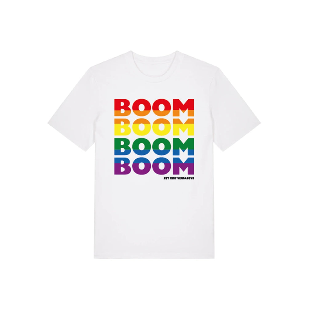 Boom, Boom, Boom, Boom (Store Exclusive Rainbow White T-Shirt) - Vengaboys - platenzaak.nl