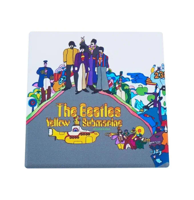 Yellow Submarine (Coaster Single Ceramic Square) - The Beatles - platenzaak.nl