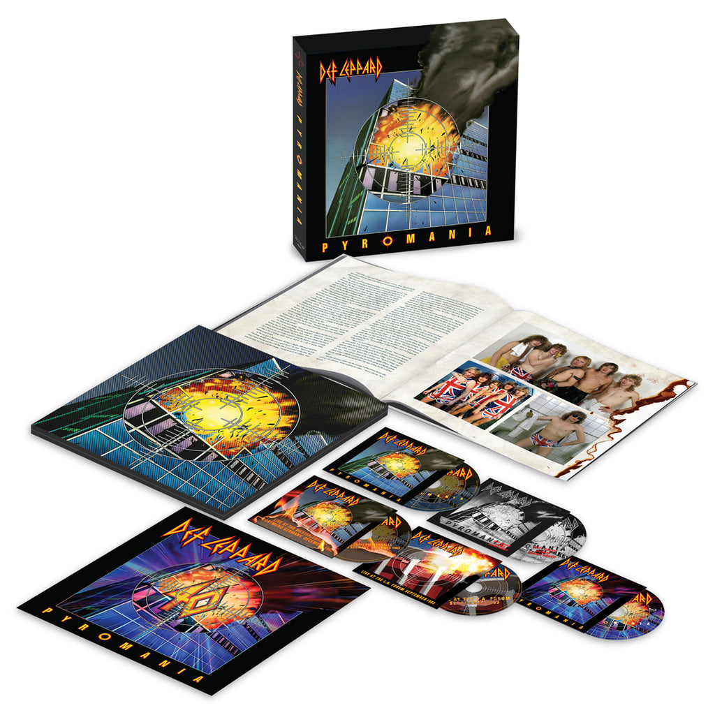 Pyromania  (Super Deluxe 4CD+Blu-Ray Boxset) - Def Leppard - platenzaak.nl