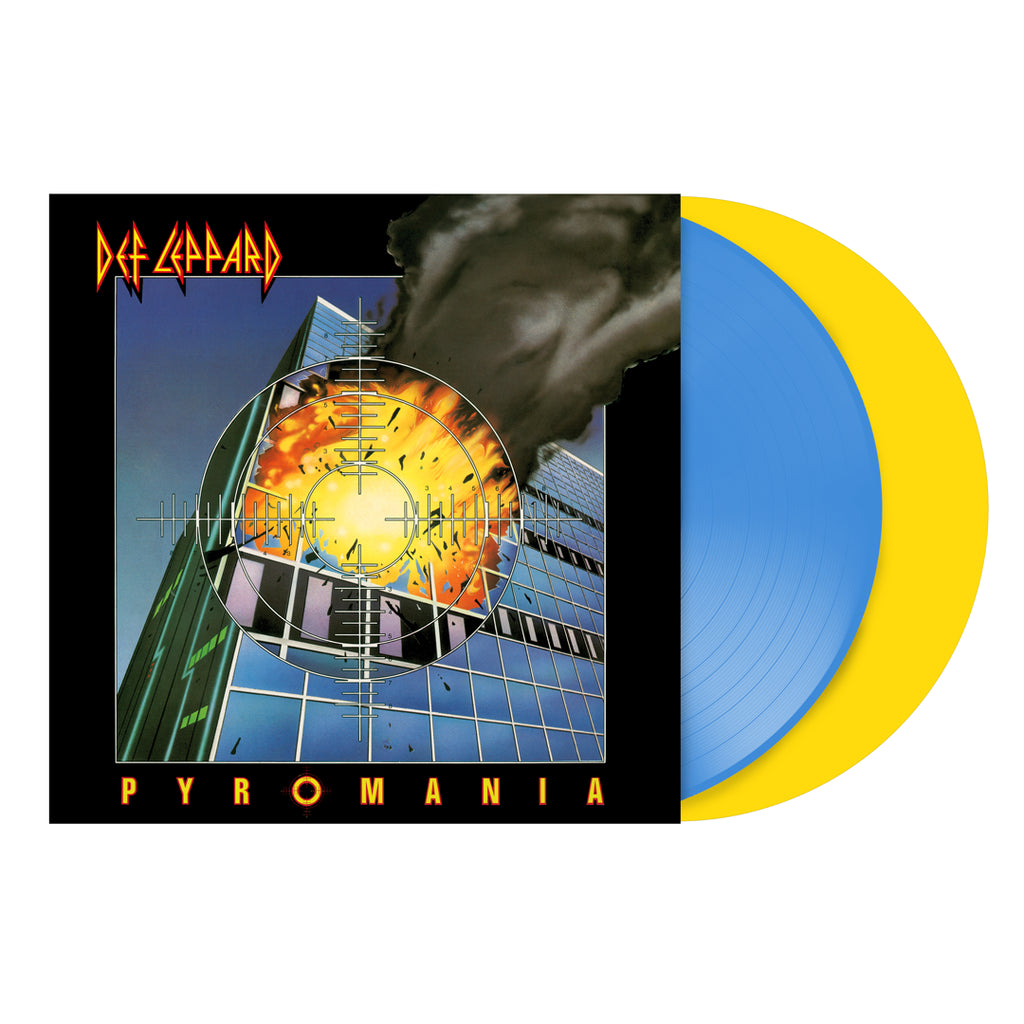 Pyromania (Store Exclusive Blue & Yellow Deluxe 2LP) - Def Leppard - platenzaak.nl