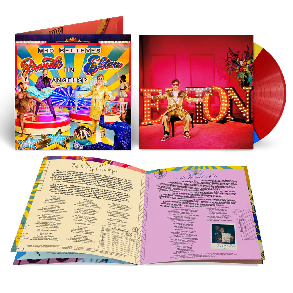 Who Believes In Angels? Limited Edition Tri-Colour Standard Vinyl - Elton John - platenzaak.nl