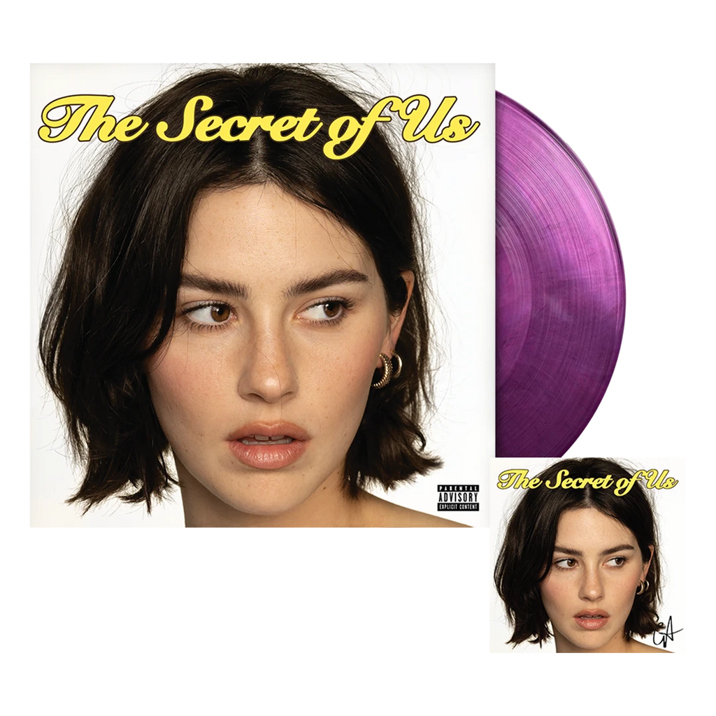 The Secret of Us Exclusive Purple Vinyl+Signed Art Card - Gracie Abrams - platenzaak.nl