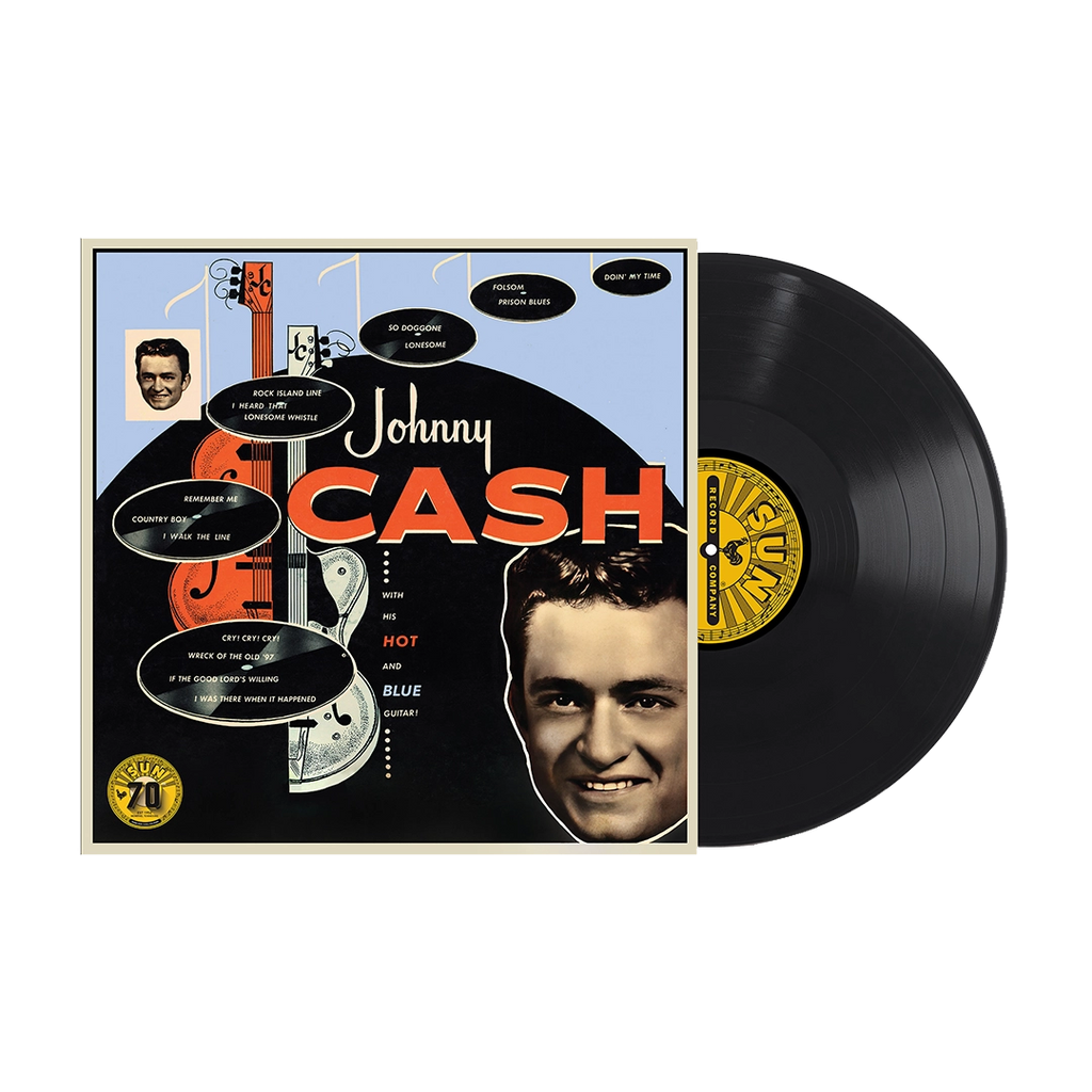 With His Hot And Blue Guitar (LP) - Johnny Cash - platenzaak.nl