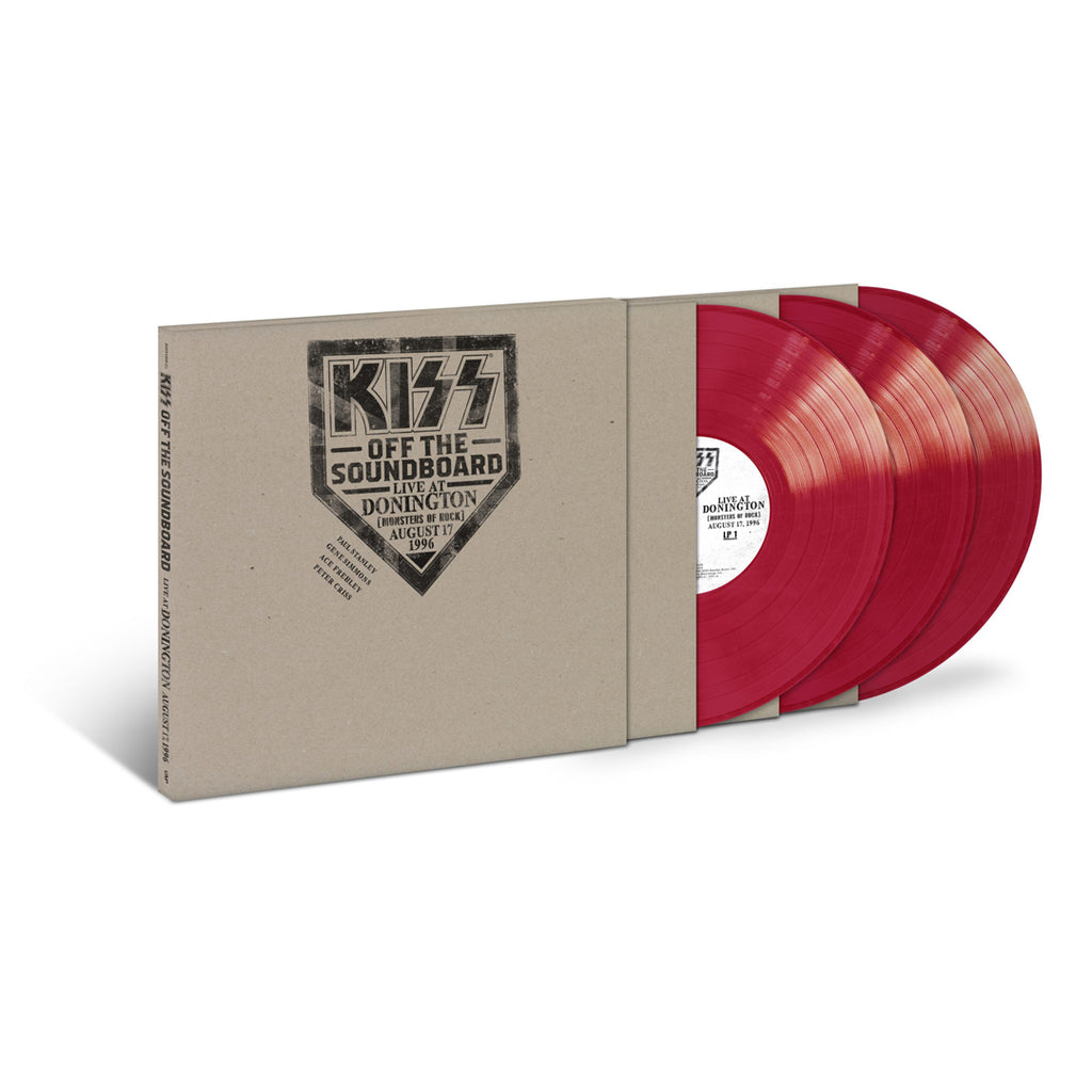 KISS Off The Soundboard: Donington 1996 Live (Store Exclusive Red 3LP) - Kiss - platenzaak.nl