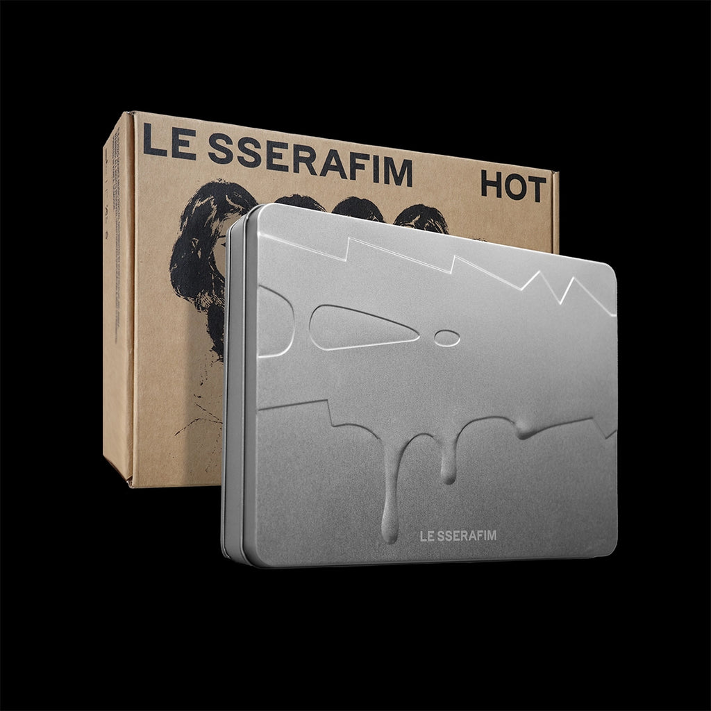 5th Mini Album 'HOT' (TIN CASE ver. CD) - LE SSERAFIM - platenzaak.nl