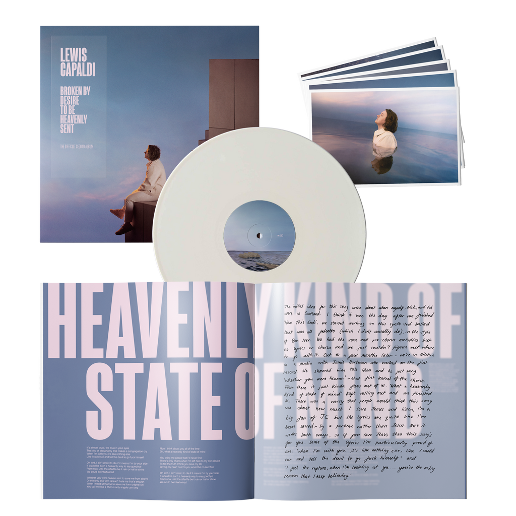 Broken By Desire To Be Heavenly Sent (Store Exclusive Fan Edition White LP Boxset) - Lewis Capaldi - platenzaak.nl