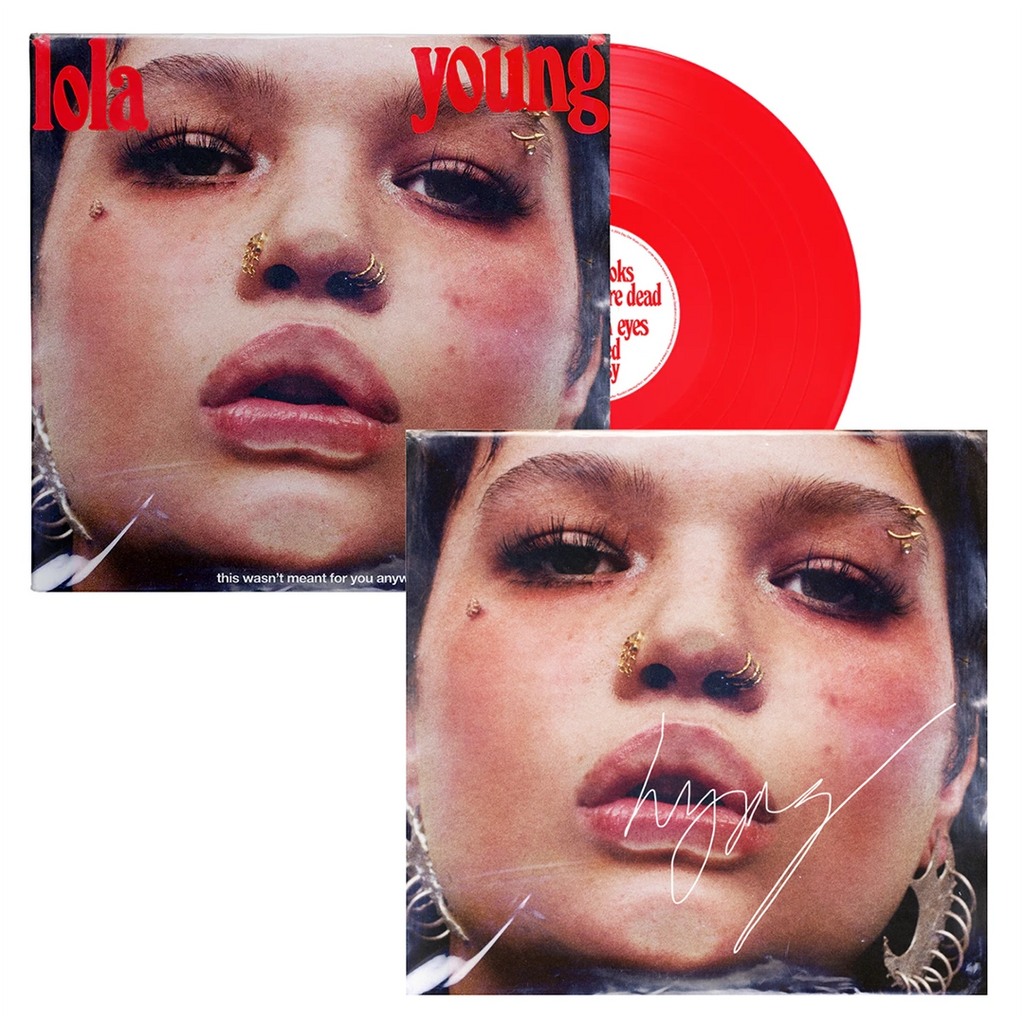 this wasn’t meant for you anyway (Store Exclusive Signed Art Card+Transparent Red LP) - Lola Young - platenzaak.nl