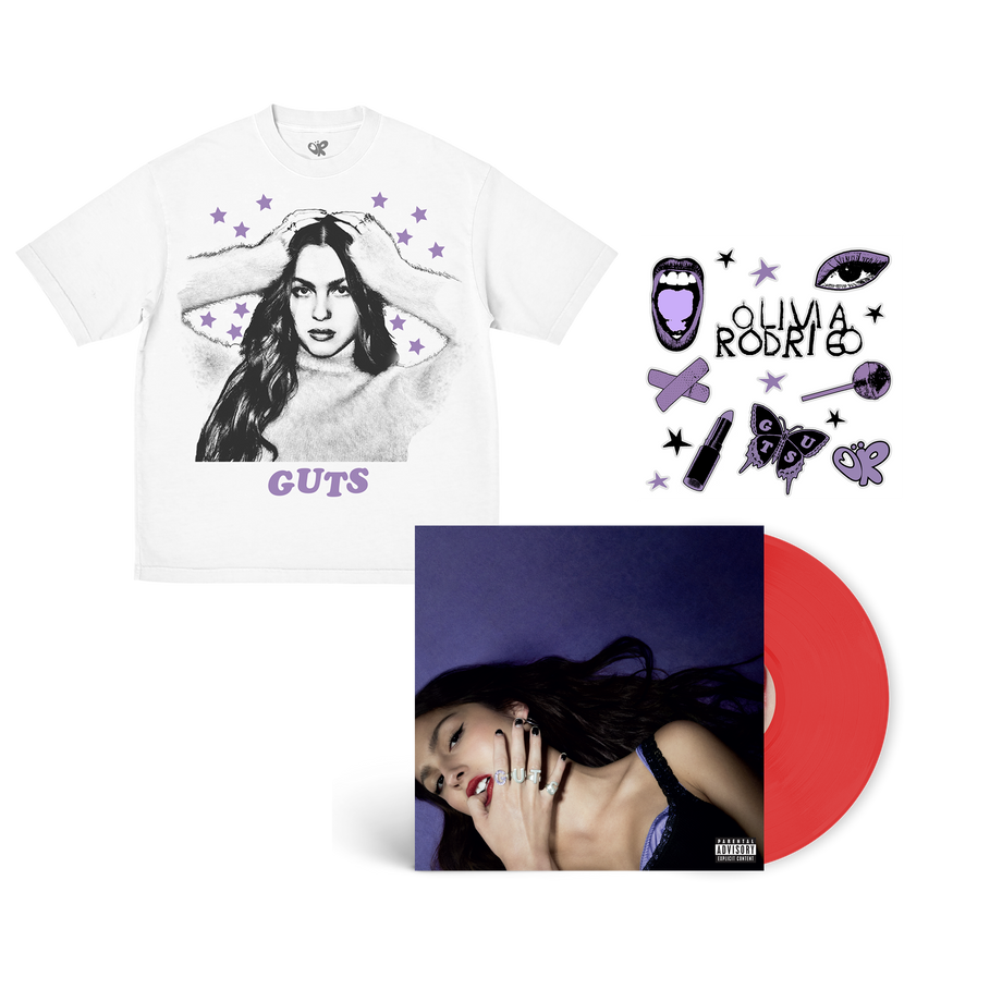 GUTS limited edition purple vinyl & purple t-shirt bundle - Olivia