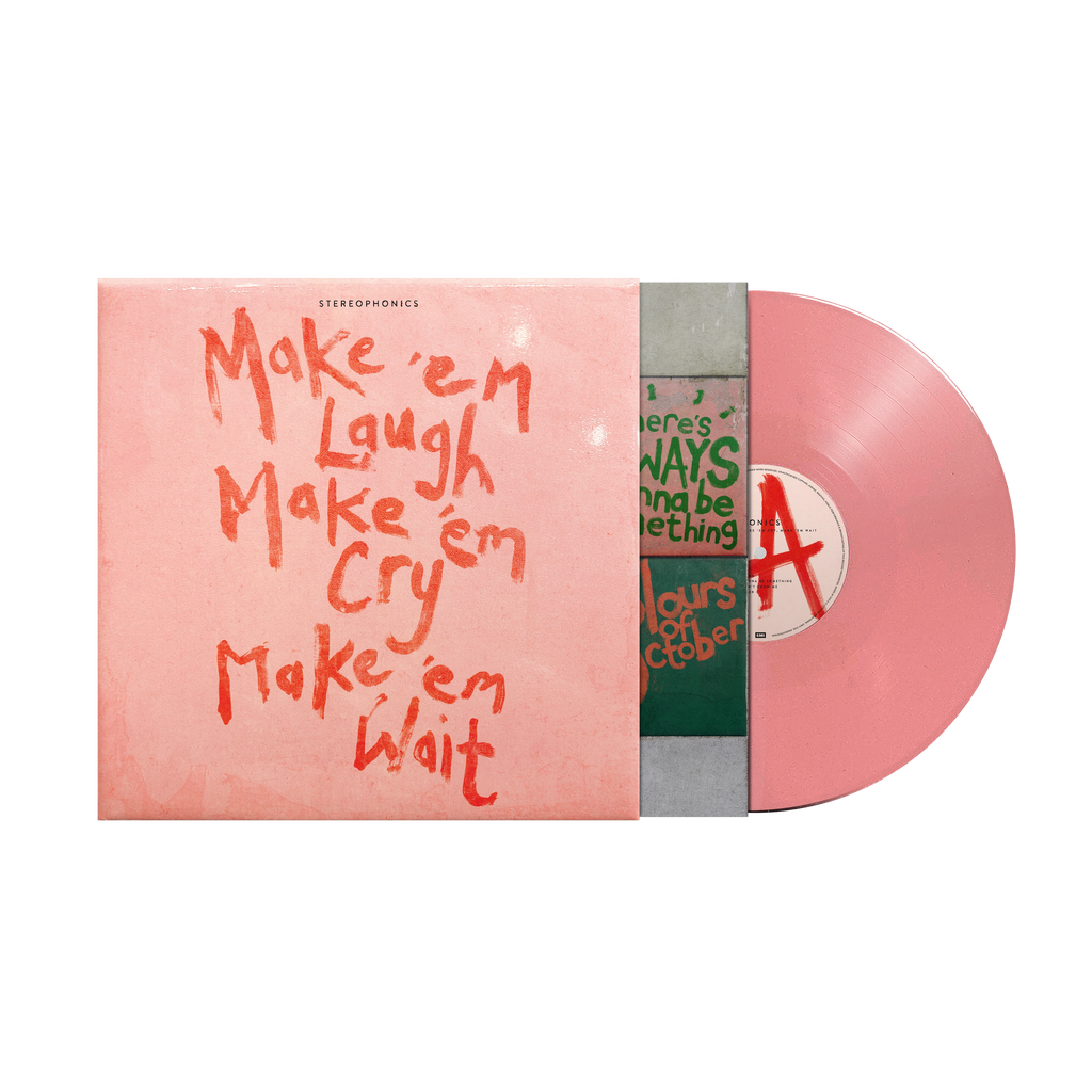 Make 'em Laugh Make 'em Cry Make 'em Wait: Translucent Pink Vinyl - Stereophonics - platenzaak.nl