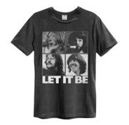 Let It Be (Amplified Vintage Charcoal T-shirt) -  - platenzaak.nl