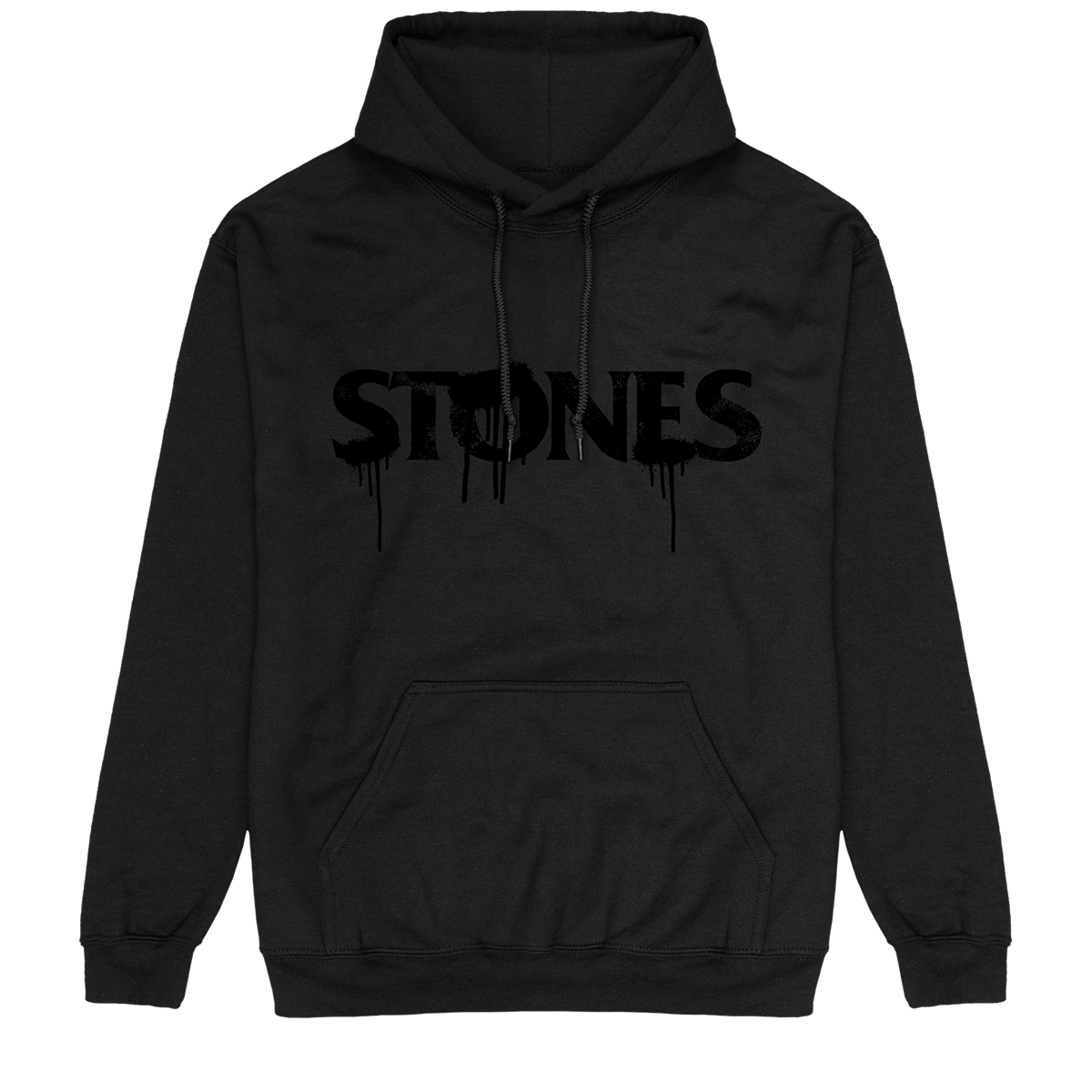 A top black hoodie