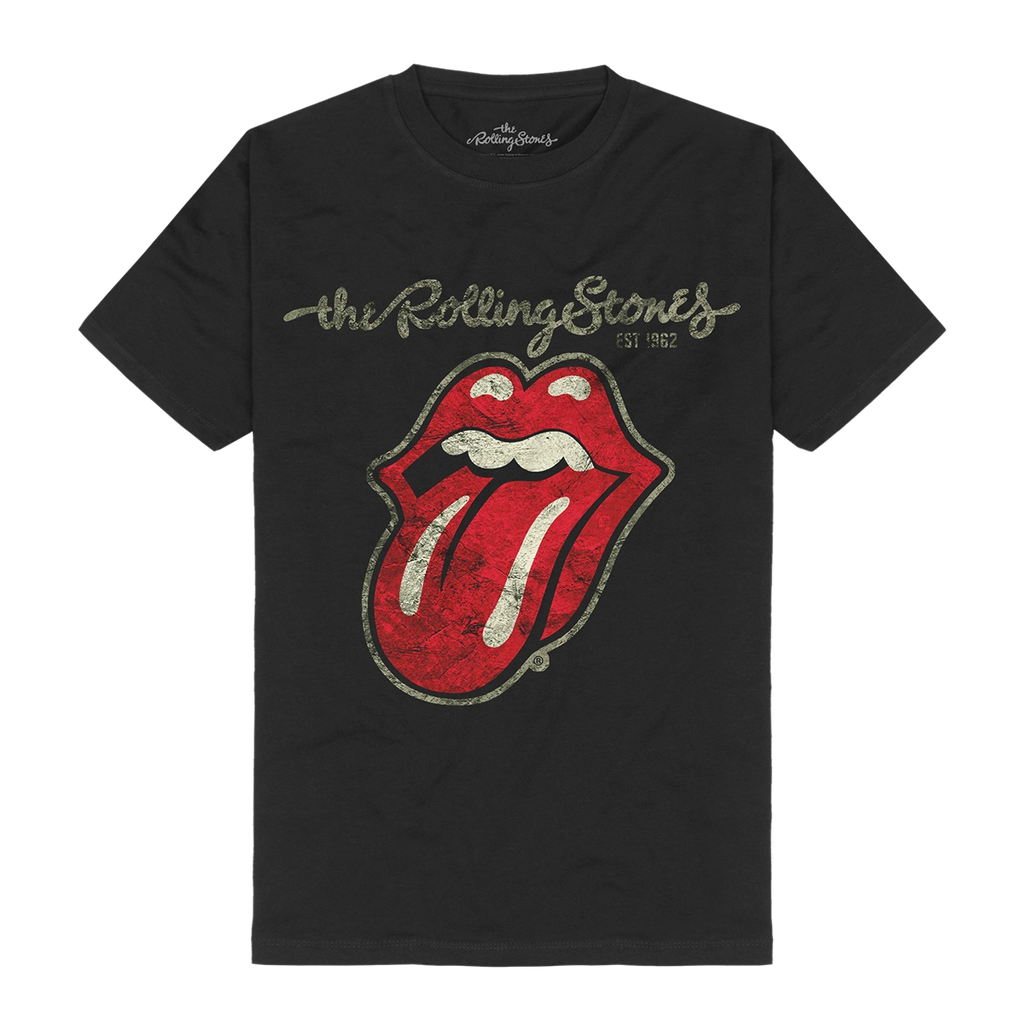 Distressed Tongue (Store Exclusive Black T-Shirt) -  - platenzaak.nl