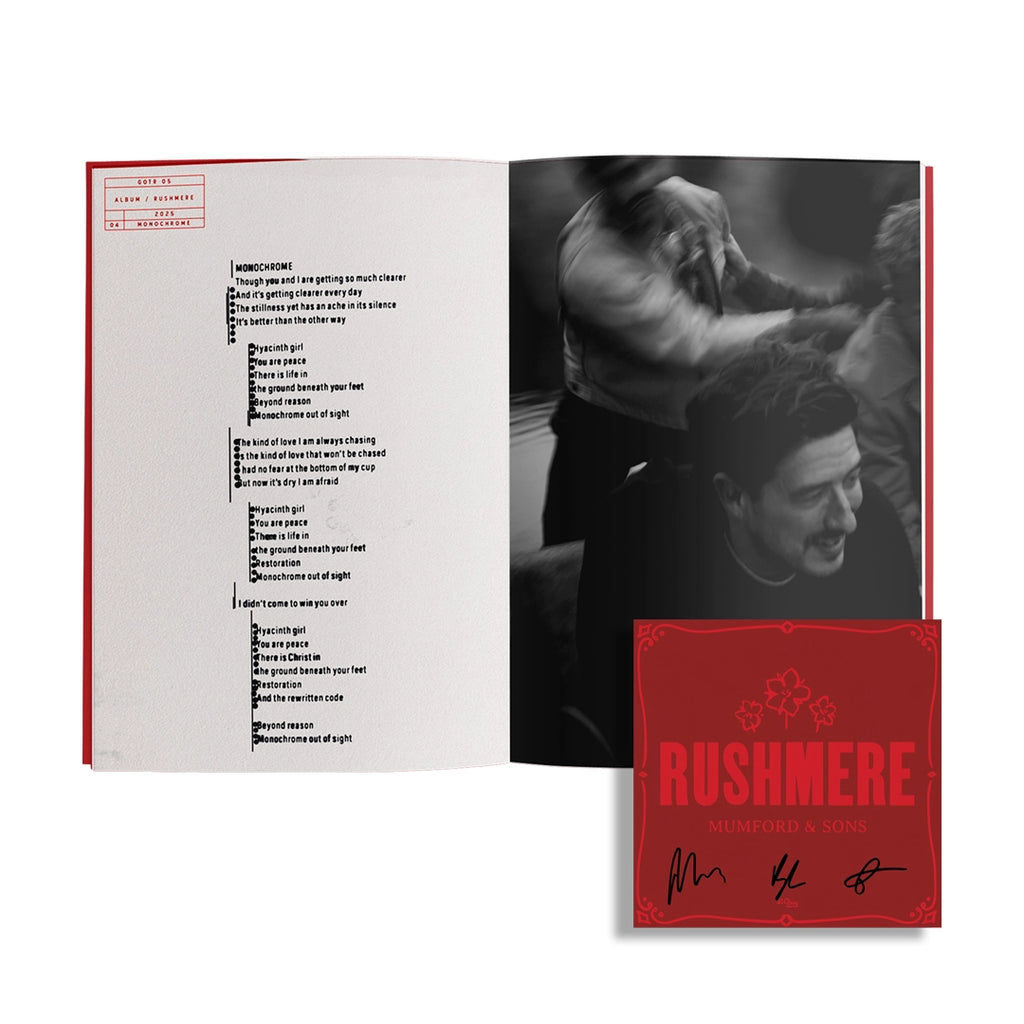 RUSHMERE: CD Zine + Signed Art Card - Mumford & Sons - platenzaak.nl