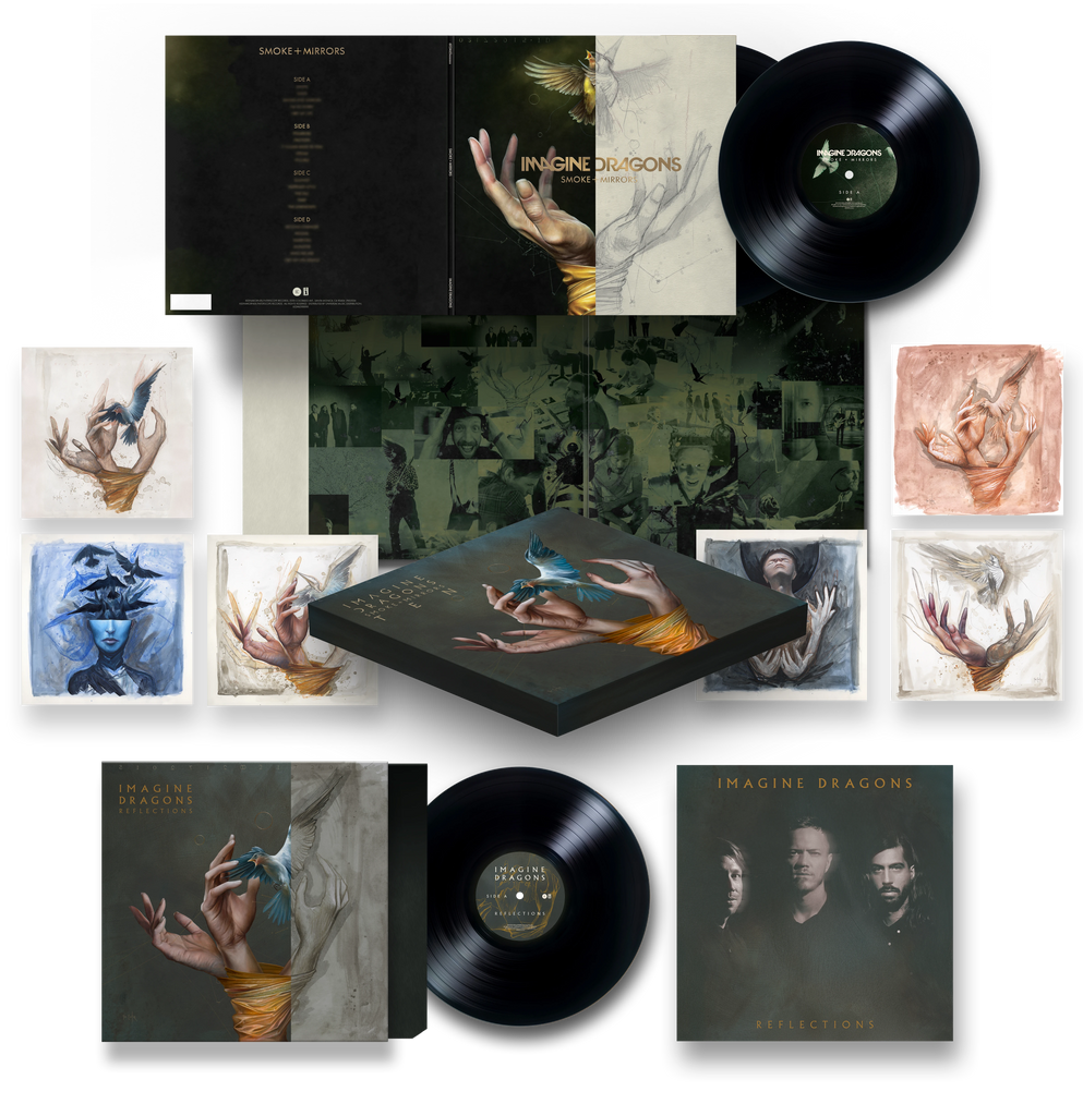 Smoke + Mirrors Ten Black 180 Gram Vinyl Box Set - Imagine Dragons - platenzaak.nl