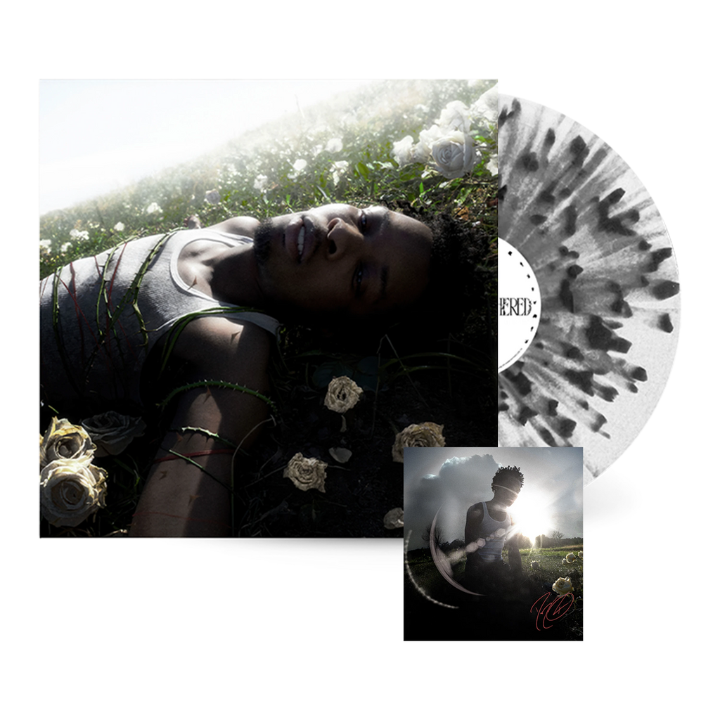 WITHERED Exclusive Vinyl - White with Black Splatter + Signed Art Card - d4vd - platenzaak.nl