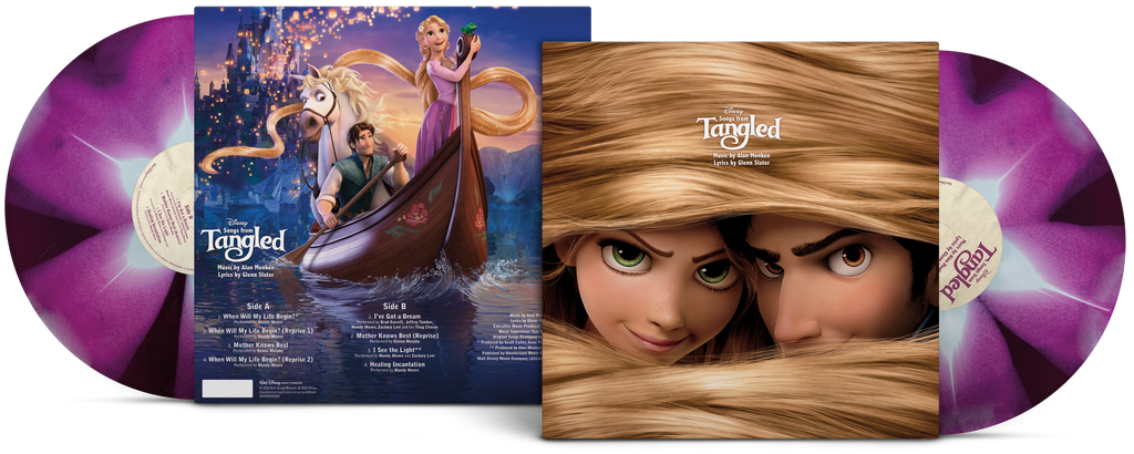 Songs from Tangled (Transparent Purple with White Cornetto LP) - Various Artists - platenzaak.nl