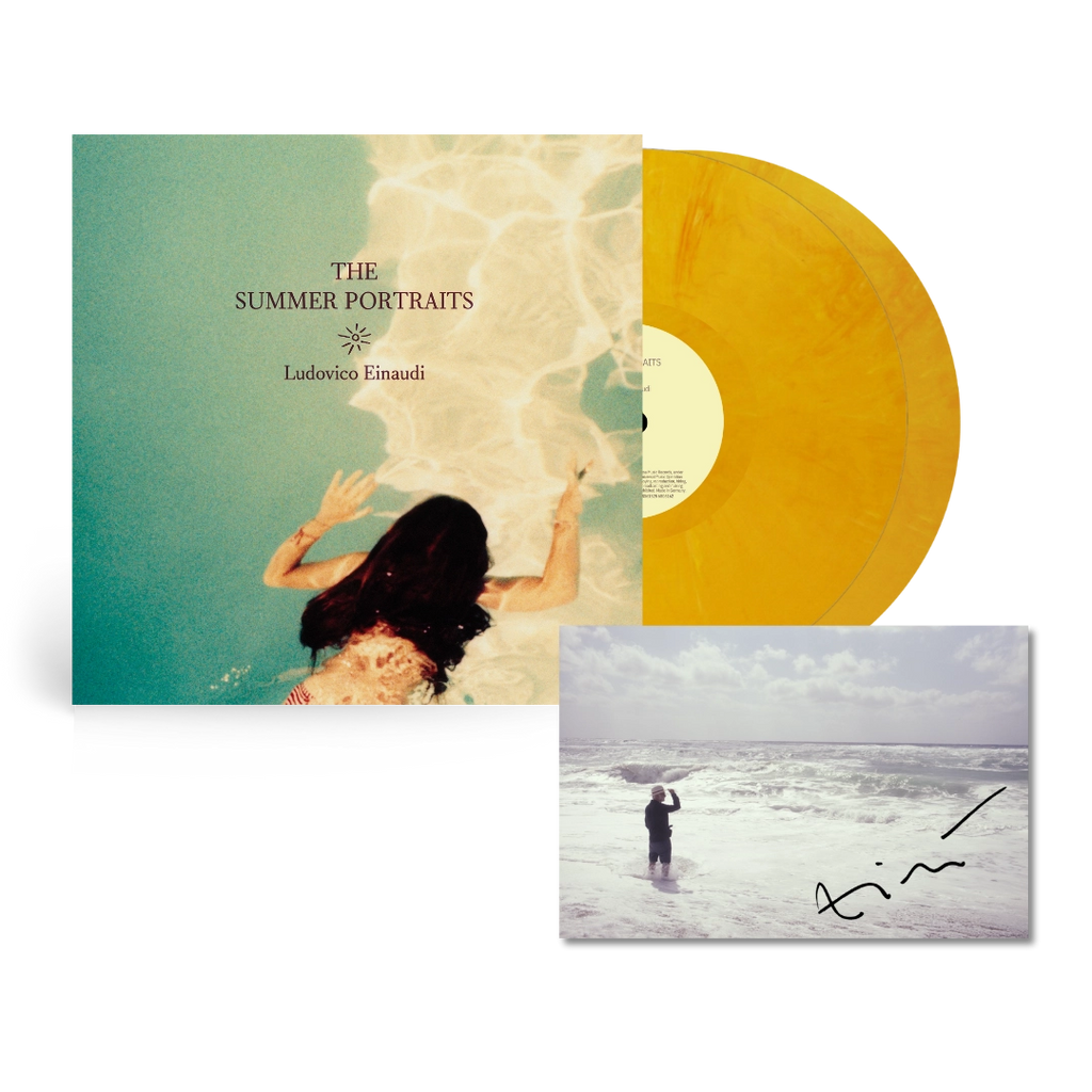 The Summer Portraits (Store Exclusive Signed Art Card  + Marbled Orange 2LP) - Ludovico Einaudi - platenzaak.nl