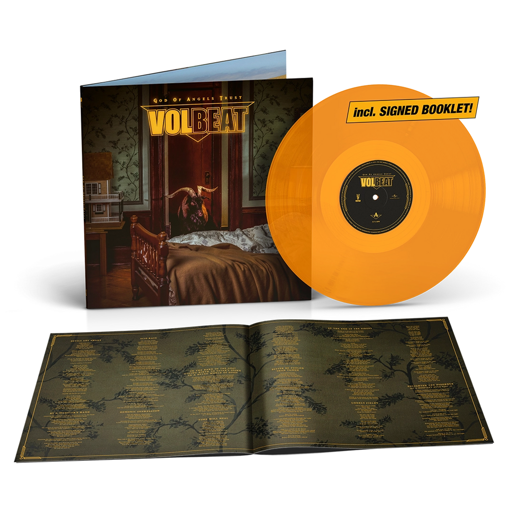 God Of Angels Trust (Ltd. LP Lamplight Glow, signed Booklet) - Volbeat - platenzaak.nl