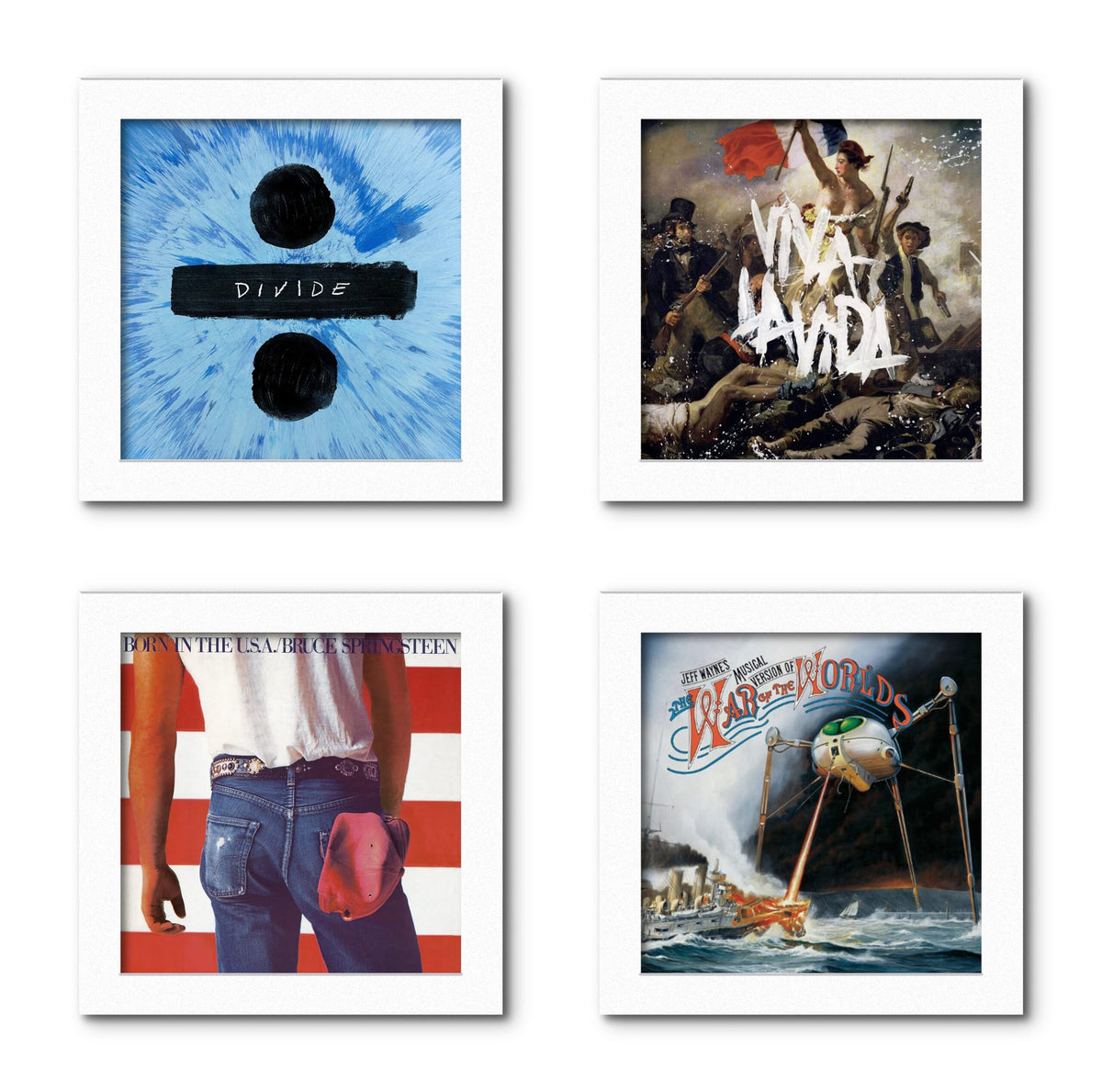 LP Flip Frame (White 4 Frame Box Set) - Various Artists | Platenzaak.nl