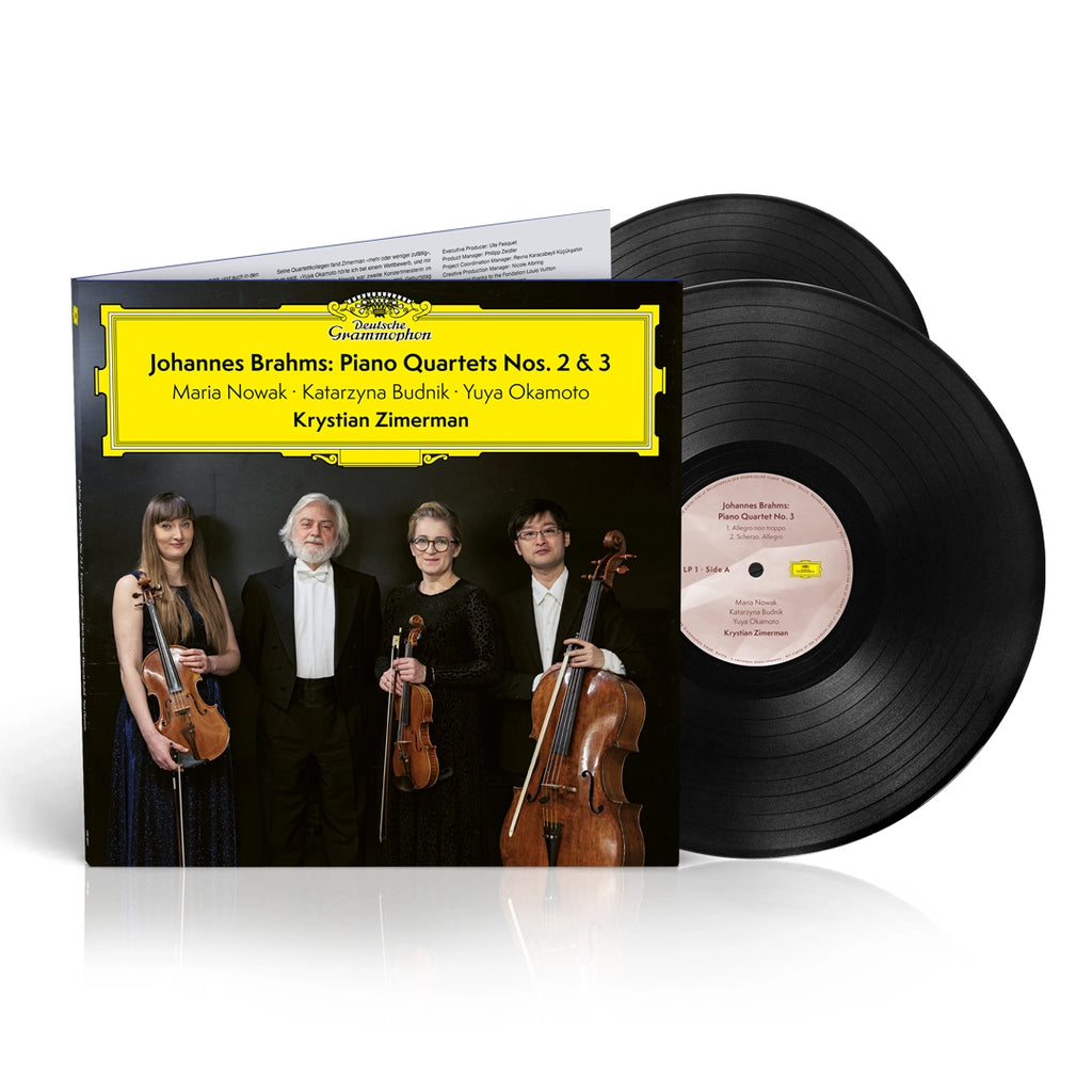 Brahms: Piano Quartets Nos. 2 & 3 (2LP) - Krystian Zimerman, Maria Nowak, Katarzyna Budnik, Yuya Okamoto - platenzaak.nl