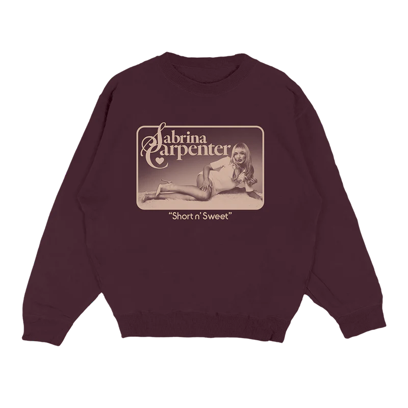 Short n' Sweet Tour Crewneck - Sabrina Carpenter - platenzaak.nl