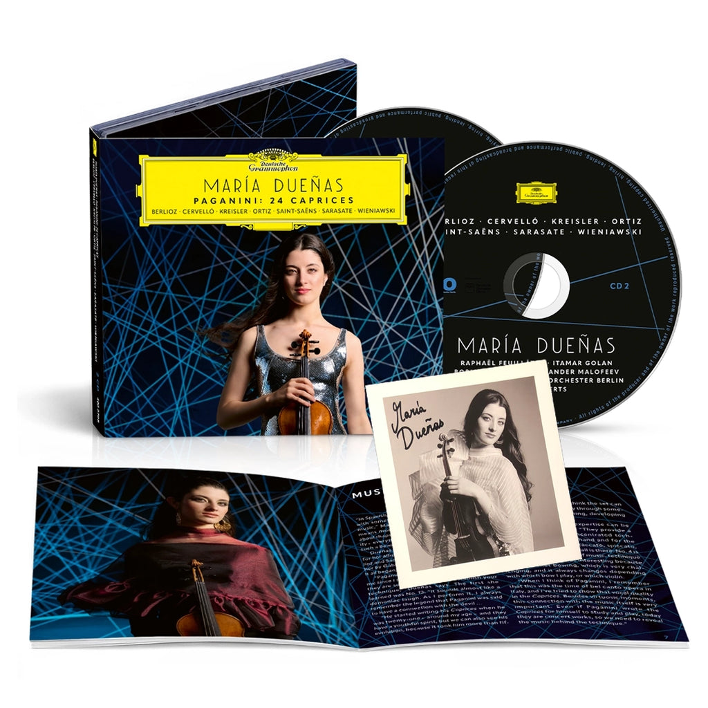 Paganini: 24 Caprices (Store Exclusive 2CD + Signed Art Card ) - María Dueñas - platenzaak.nl