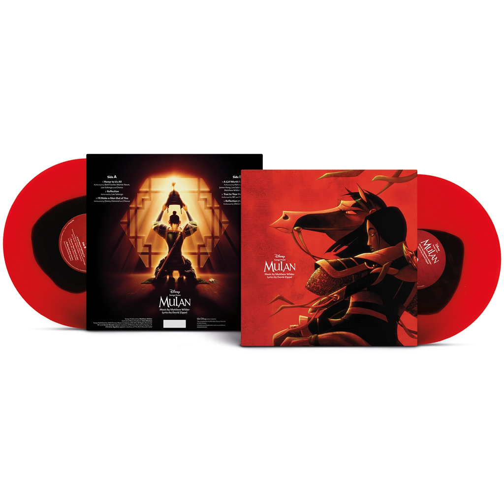 Songs from Mulan (Transparent Red with Black Ring LP) - Various Artists - platenzaak.nl
